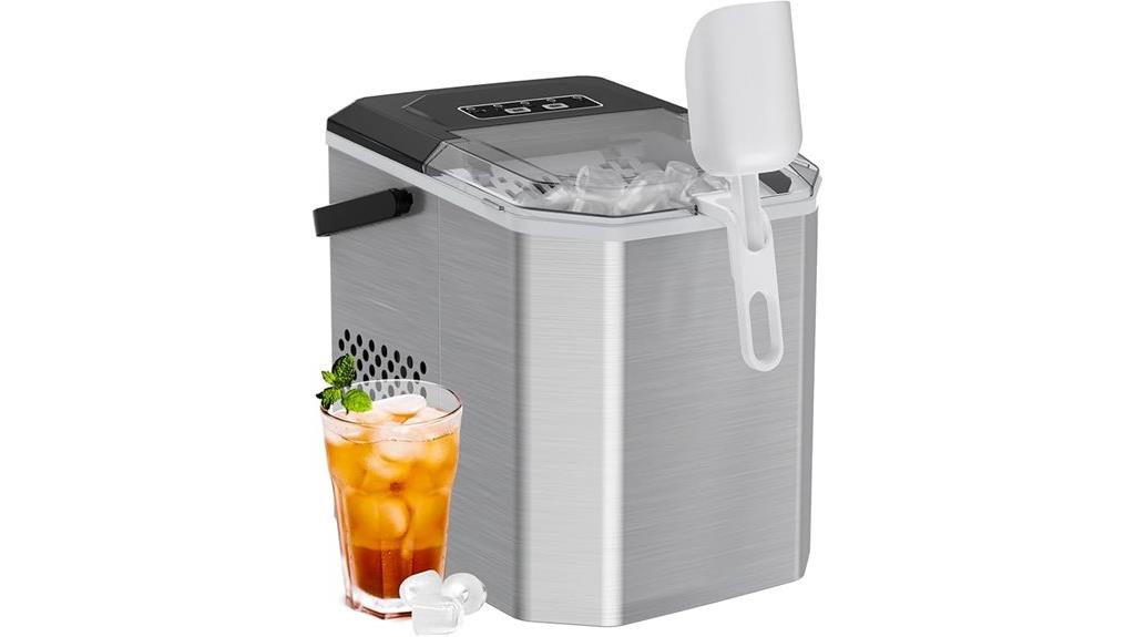 stainless steel ice maker