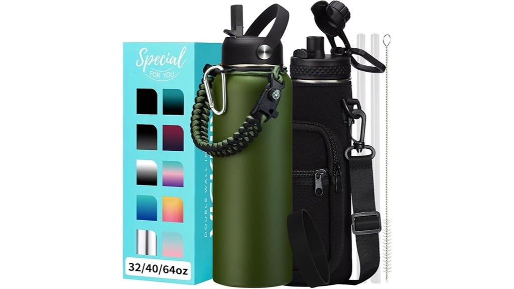 stainless steel sports bottle