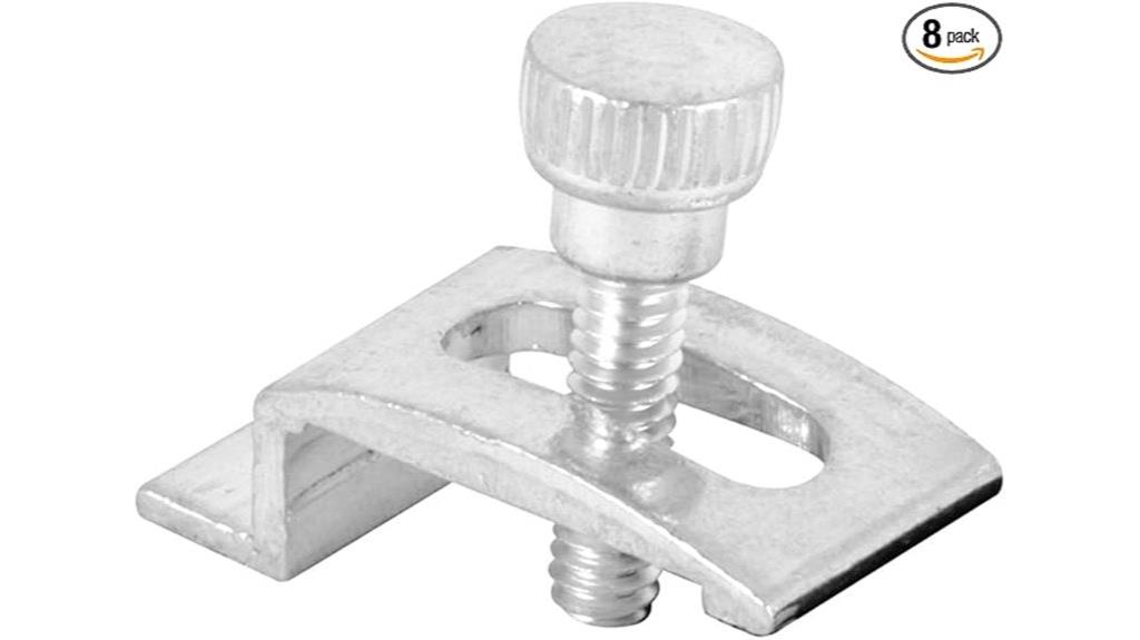 storm door panel clips