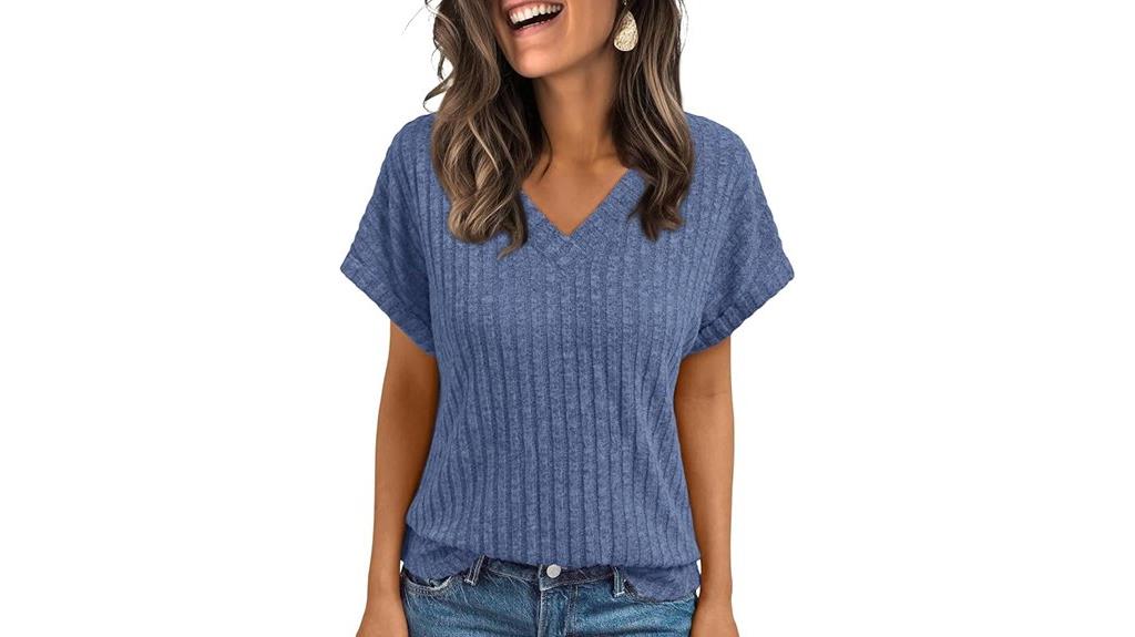 summer 2025 v neck tops