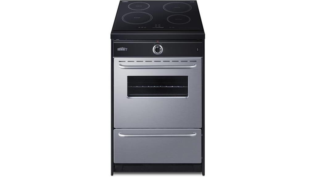 summit 24 inch induction range