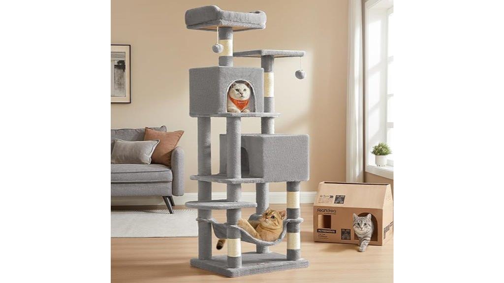 tall cat tree tower