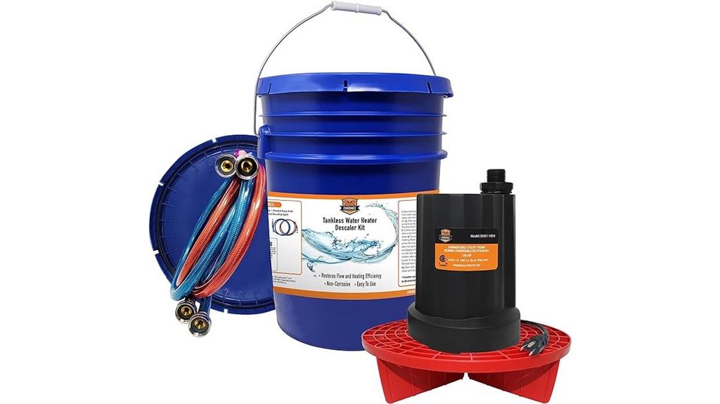 tankless heater descaler kit