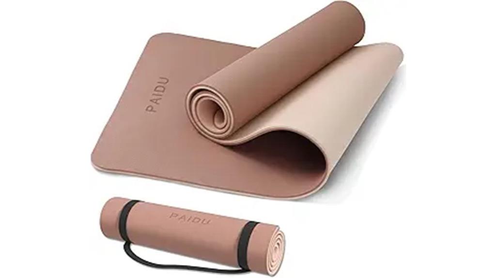 thick non slip yoga mat