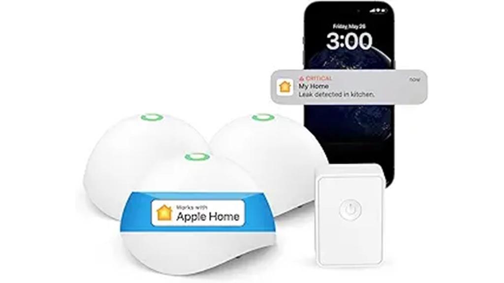 three pack water alarm