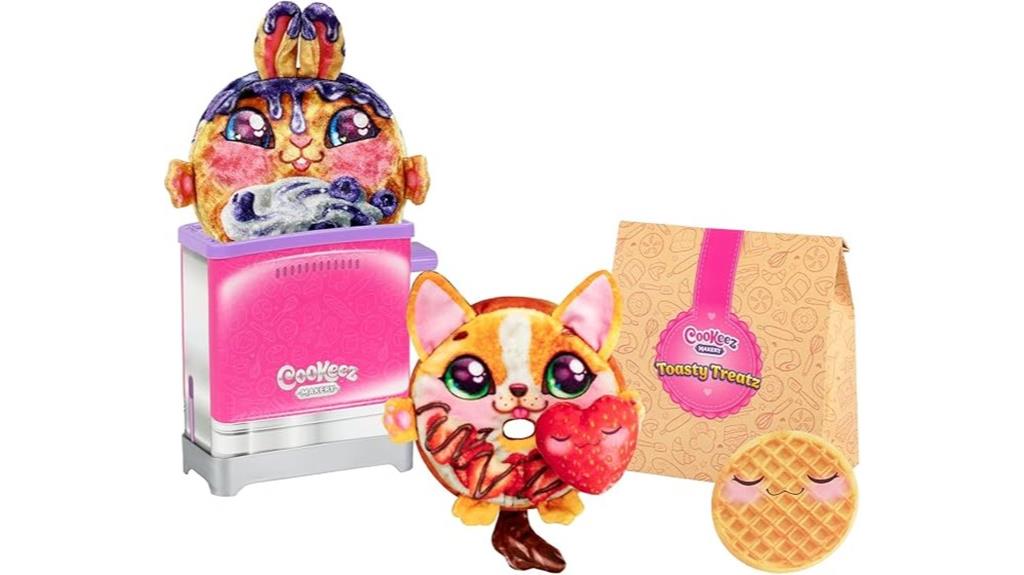 toaster with plush packaging