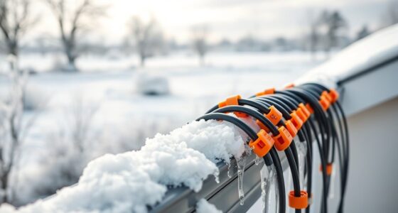 top gutter de icing cables