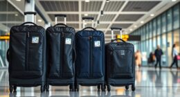 top rolling travel garment bags