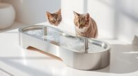 top stainless steel cat fountains