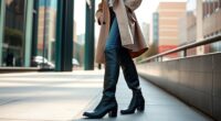 top wide calf knee high boots
