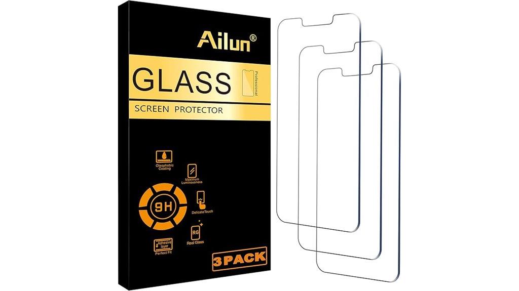triple pack screen protector