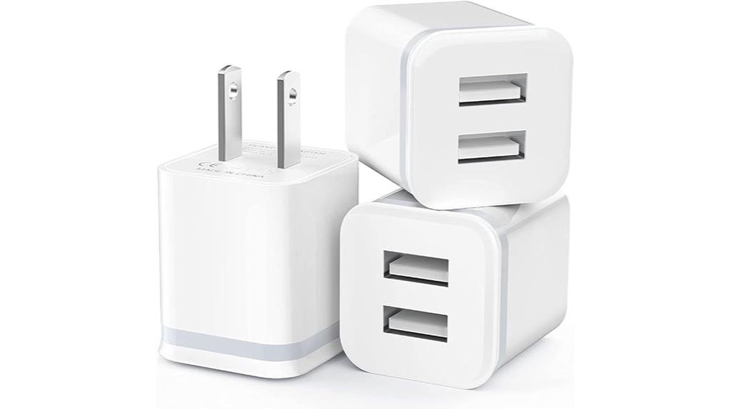 triple pack usb charger