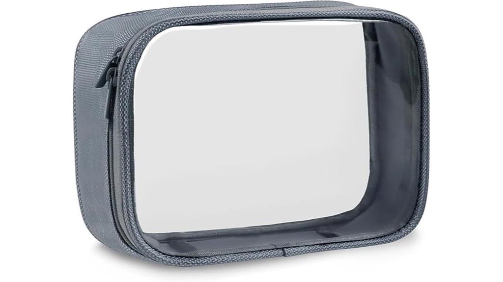 tsa approved clear toiletry bag