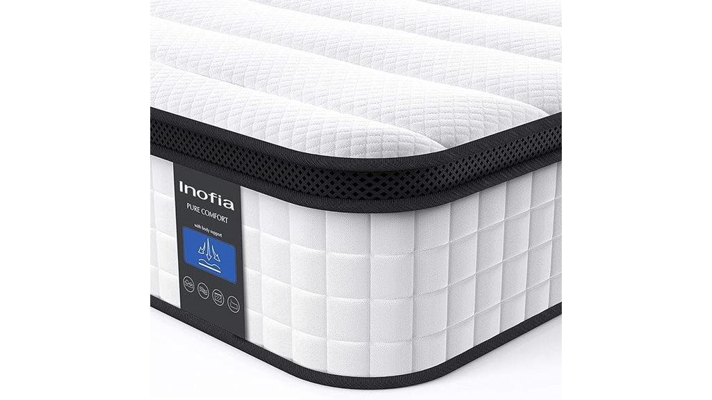 twin 10 inch hybrid mattress