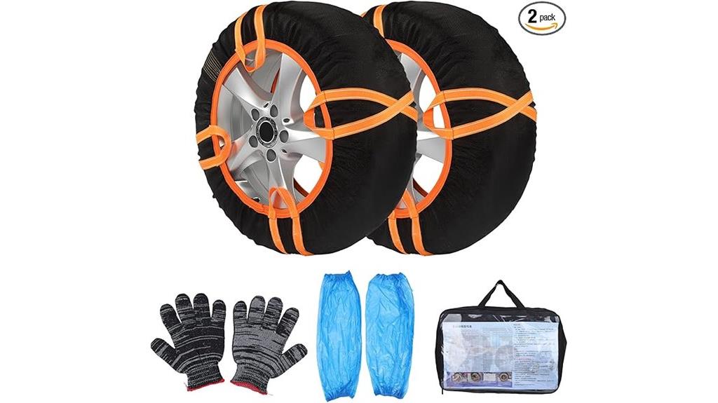 two pack snow tire socks