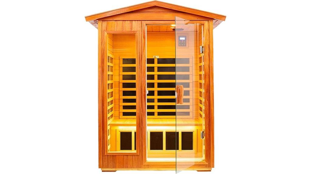 two person infrared sauna
