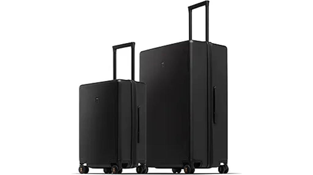 two piece travel luggage