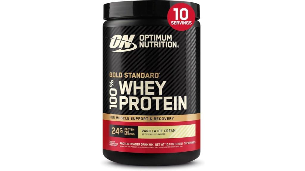 vanilla whey protein powder