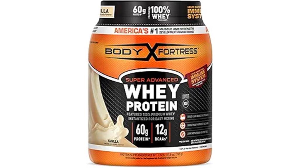 vanilla whey with vitamins