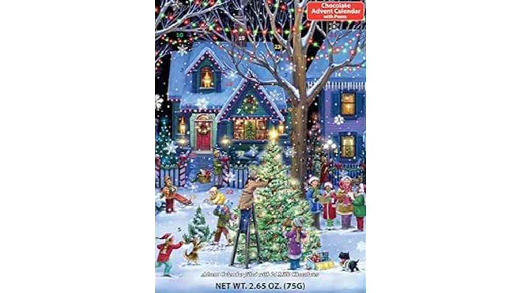 vermont christmas chocolate calendar