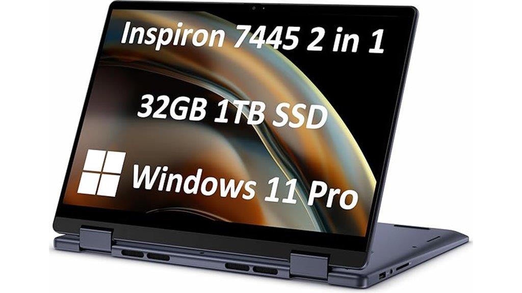 versatile touchscreen laptop specification