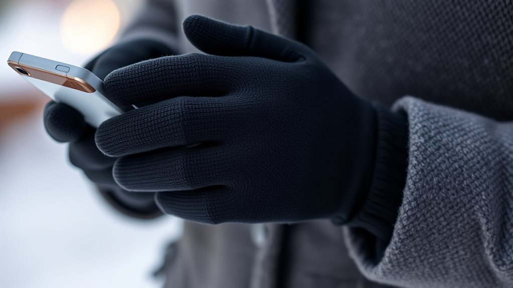 warm touchscreen glove selection