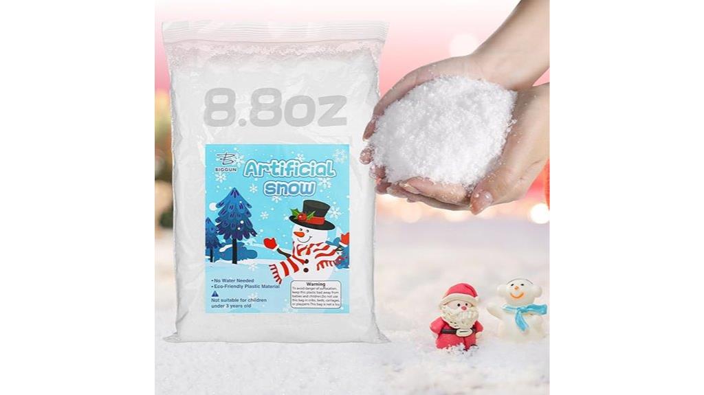waterless fake snow