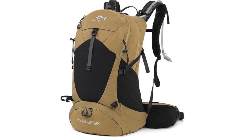 waterproof hiking backpack with bladder