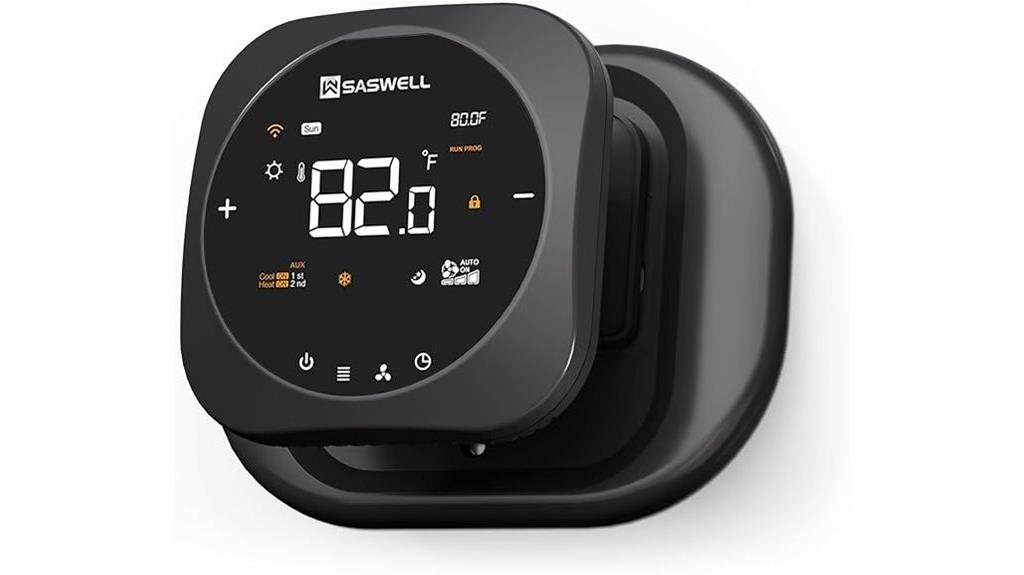 wifi enabled voice controlled thermostat
