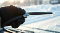 winter windshield de icer tools