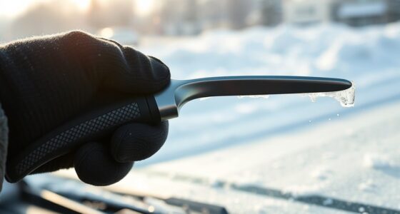 winter windshield de icer tools
