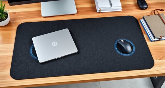 wireless charging desk mats
