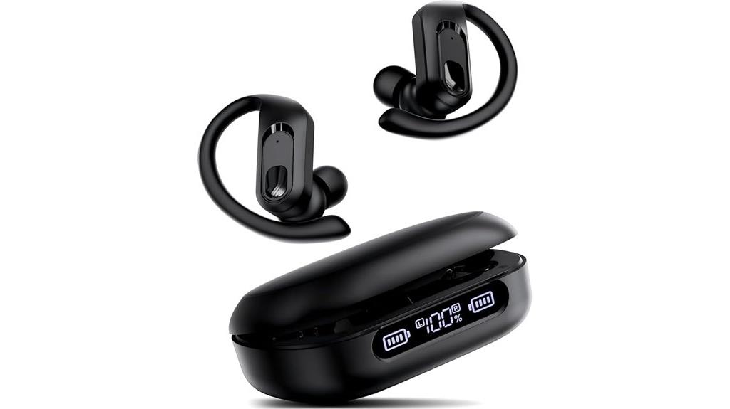 wireless earbuds with led