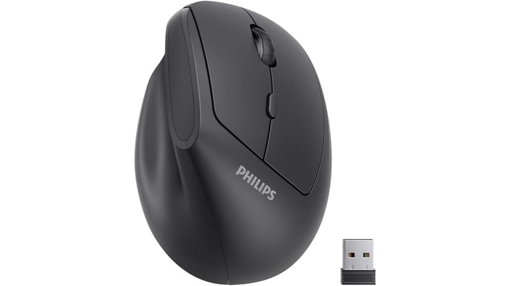 wireless ergonomic mouse adjustable