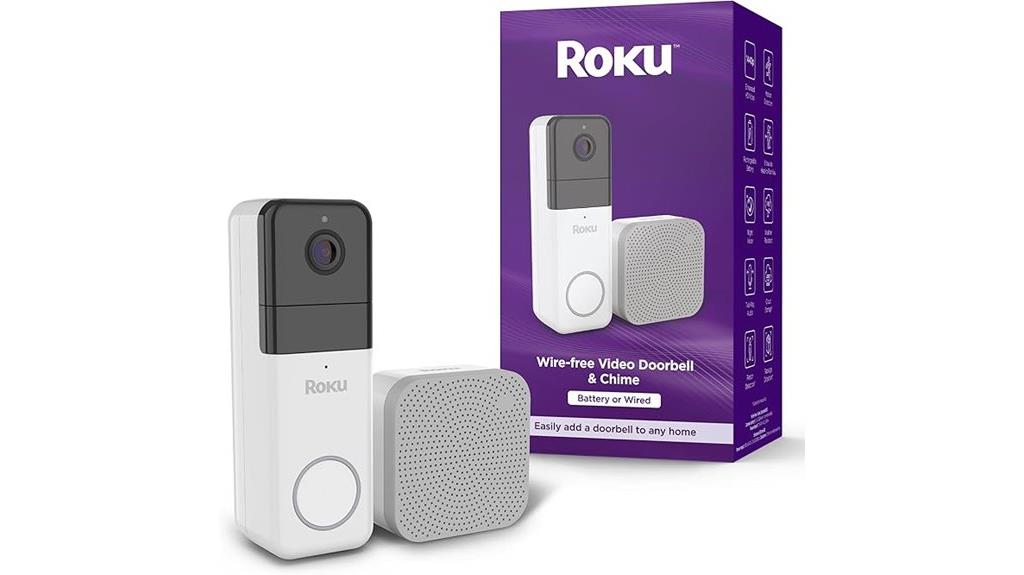 wireless video doorbell chime
