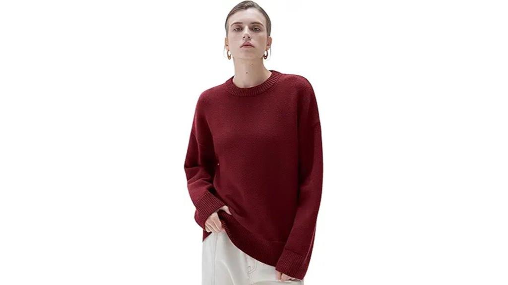 women s cashmere oversized sweater