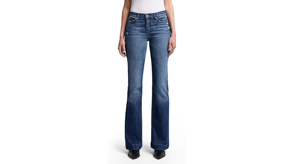 women s flare wide leg jeans