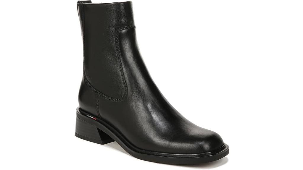 women s low block heel boots