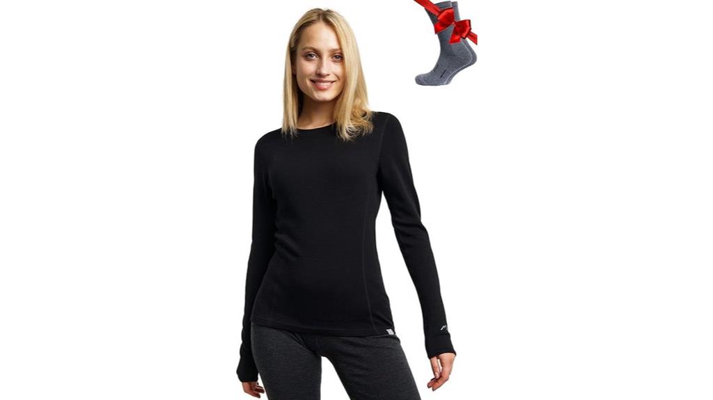 women s merino wool base layer