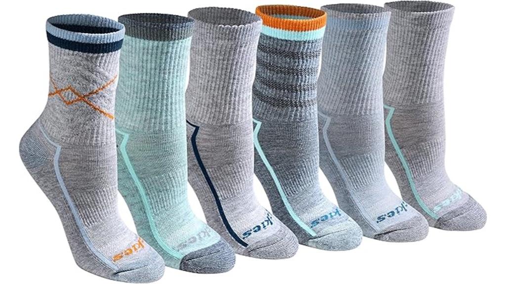 women s moisture wicking crew socks