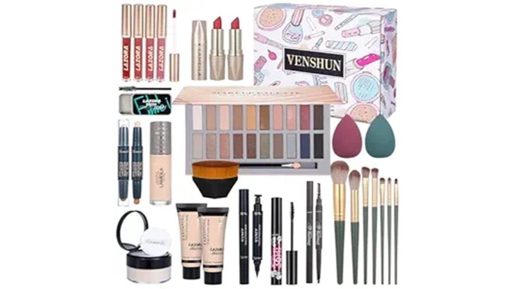 women teenagers makeup kit