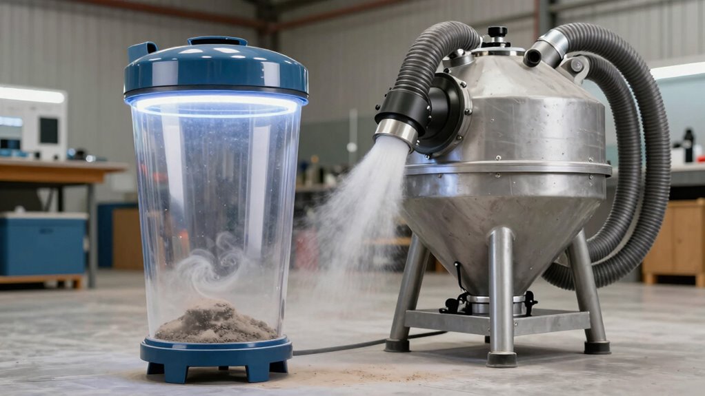 dust extractors versus collectors