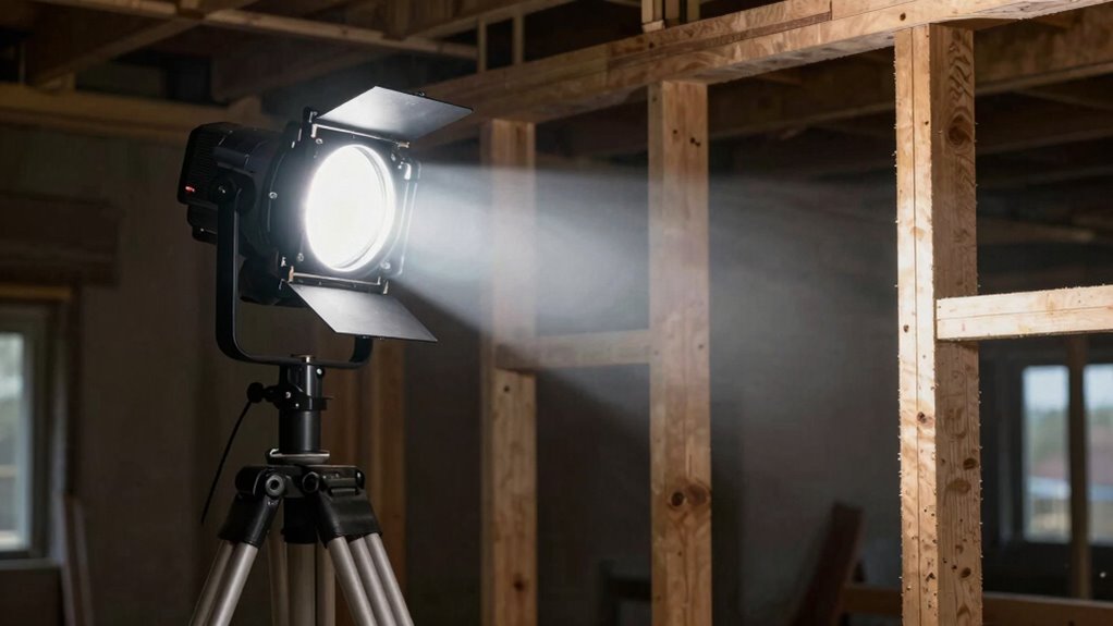 glare free tripod work lighting