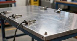 precision grounding clamping features