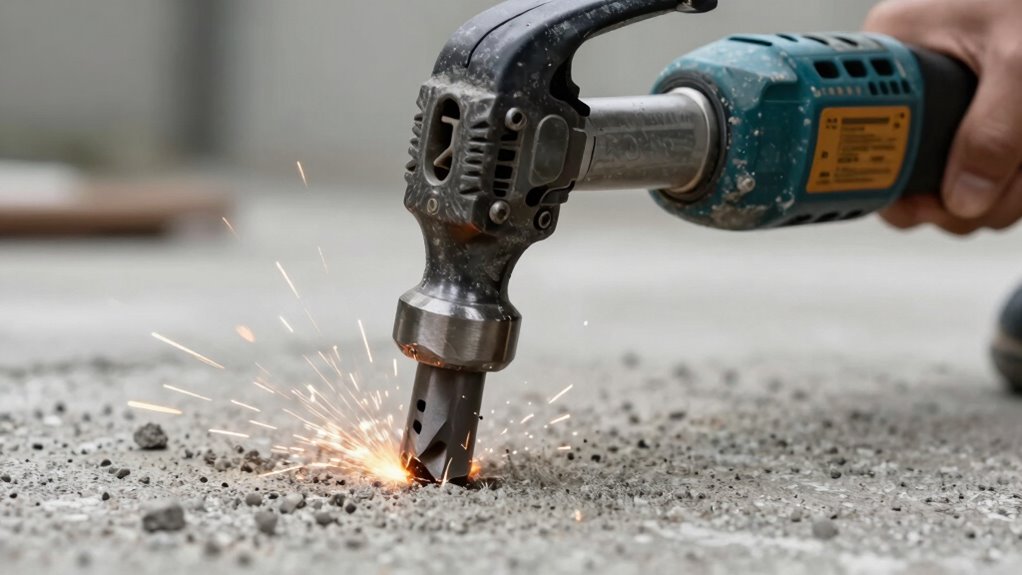 proper angle prevents bit binding