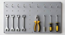 proper pegboard hook arrangement