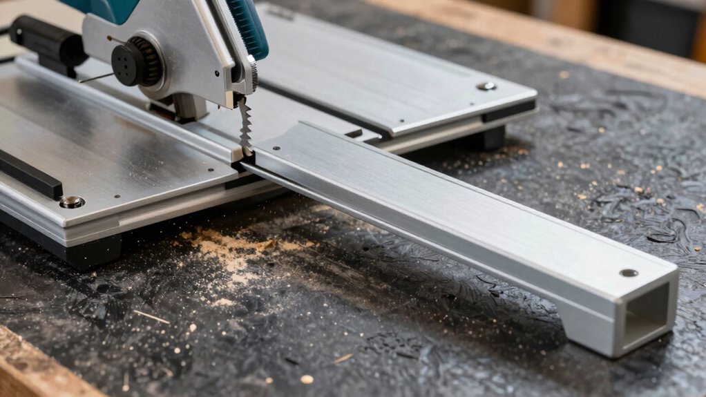 secure miter saw support