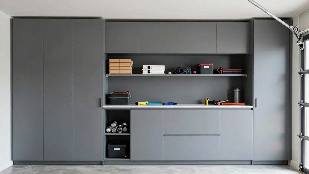 utilize overhead vertical storage