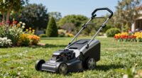 top battery lawn mowers
