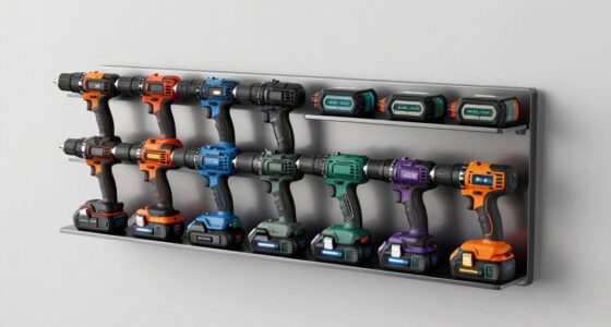 top battery tool racks